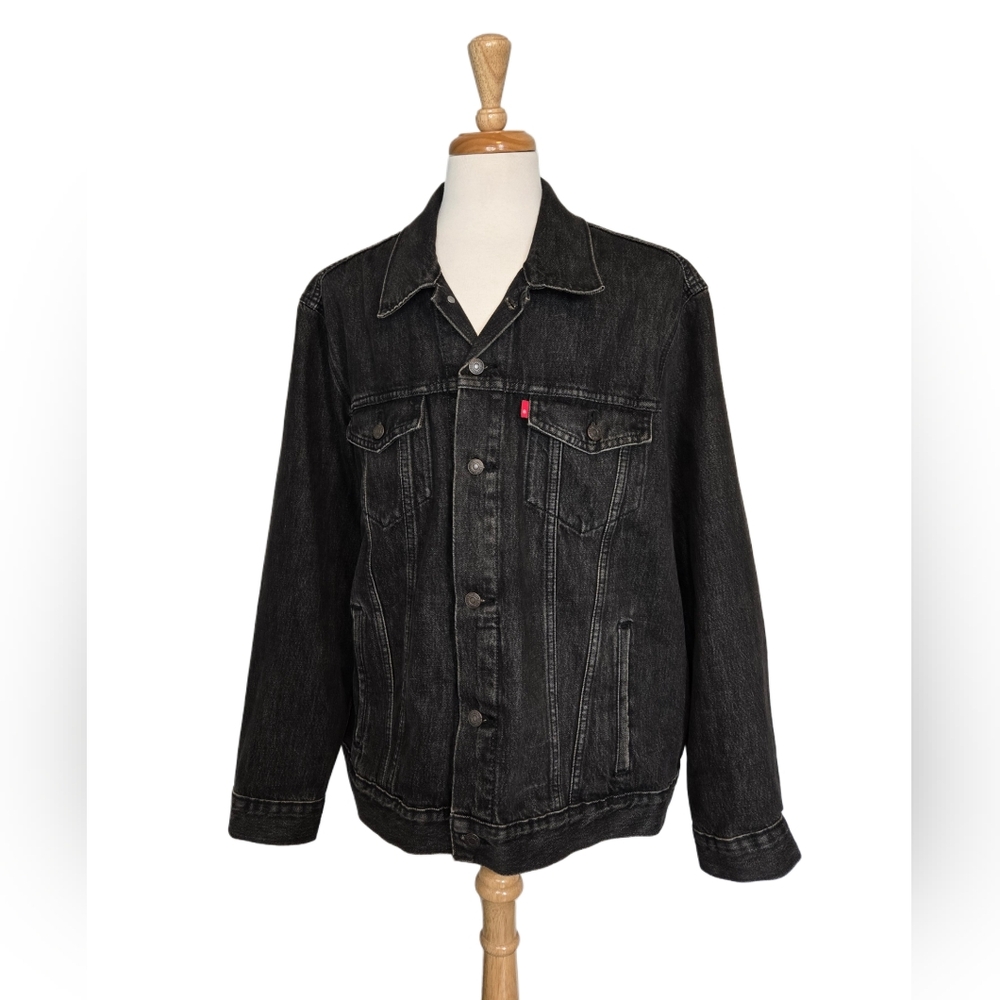 Men's Black Denim Jacket